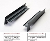Pár venkovních hliníkových krytek PO OMÍTCE 195 - 240 mm 